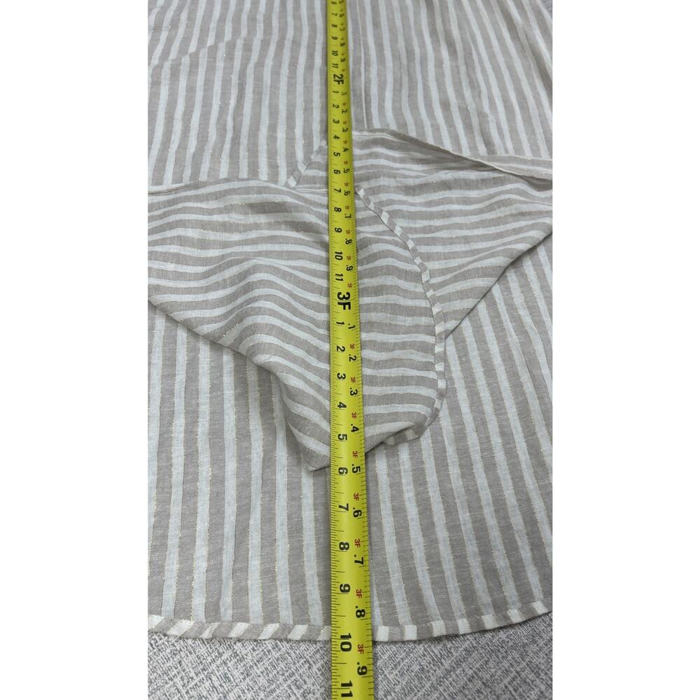 Rachel Ashwell Women S Sundress Coverup Linen Blend Braided Beachy Coastal Maxi - Picture 9 of 10
